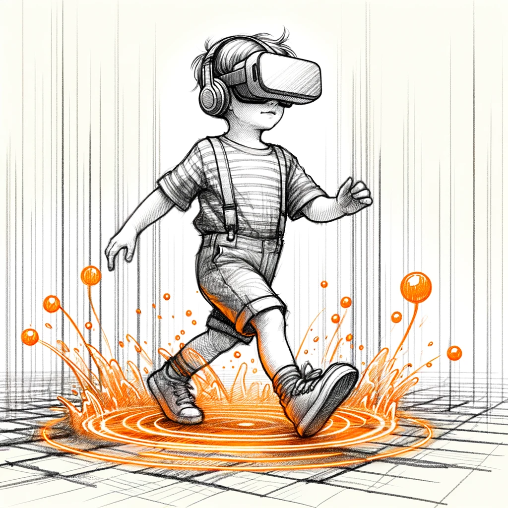 disney holotile innovazione realtà aumentata realtà virtuale tapis Roulant VR Omnidirezionale